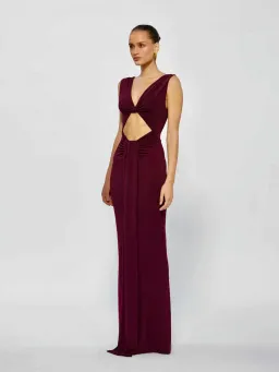 Effie Kats reversible Faith Dress - Black Cherry for rent on The Volte - image 2