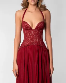 Fenity Gaia Dress Red Size XS / AU 6 for rent on The Volte - image 3