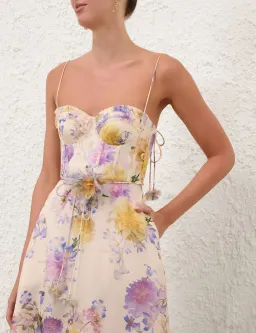 The Luna Ruffle Midi Dress  for rent on The Volte - image 1