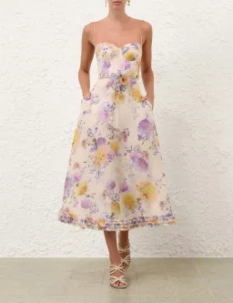 The Luna Ruffle Midi Dress  for rent on The Volte - image 3