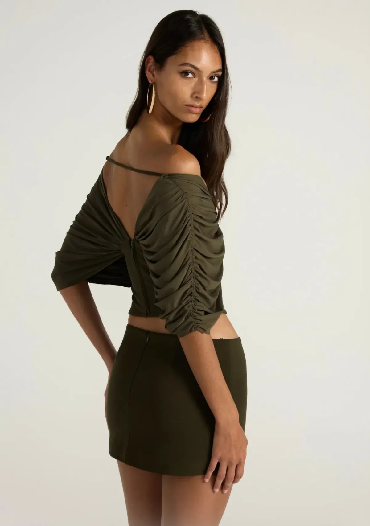 Ance Gria Neve Mini Set in Olive Size Small - Image 4