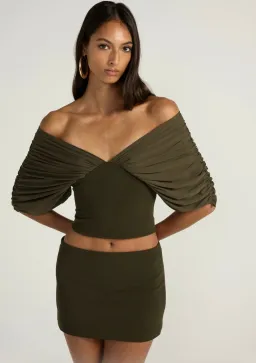 Ance Gria Neve Mini Set in Olive Size Small for rent on The Volte - image 2