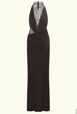 Arra dress in cacao brown  for rent on The Volte - image 7