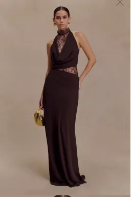 Arra dress in cacao brown  for rent on The Volte - image 5
