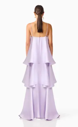 Elliatt Tilly Tiered Maxi Dress in Purple Size XS for rent on The Volte - image 3