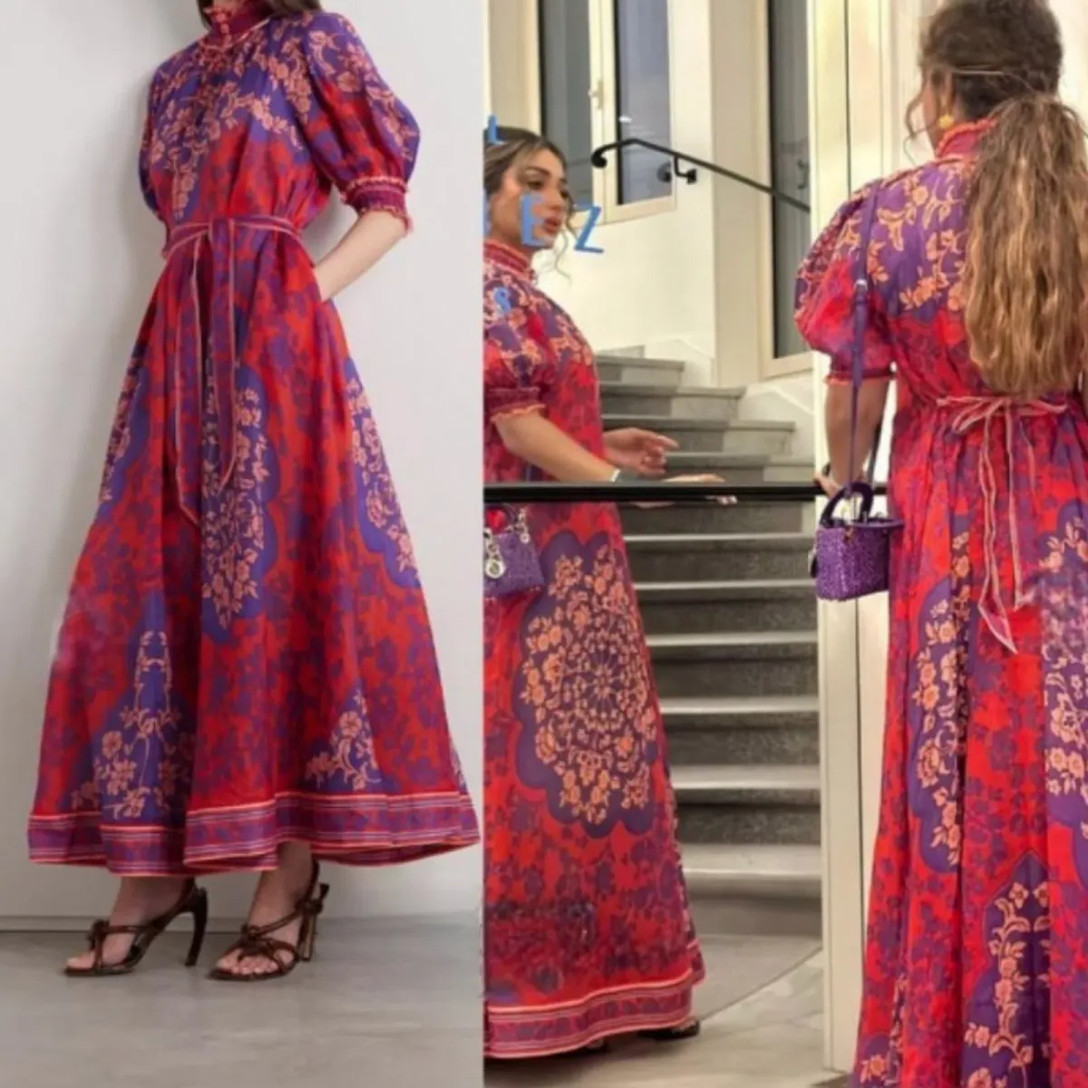 Zimmermann Raie Swing Maxi Dress Size 3 / 14 AU - Image 3