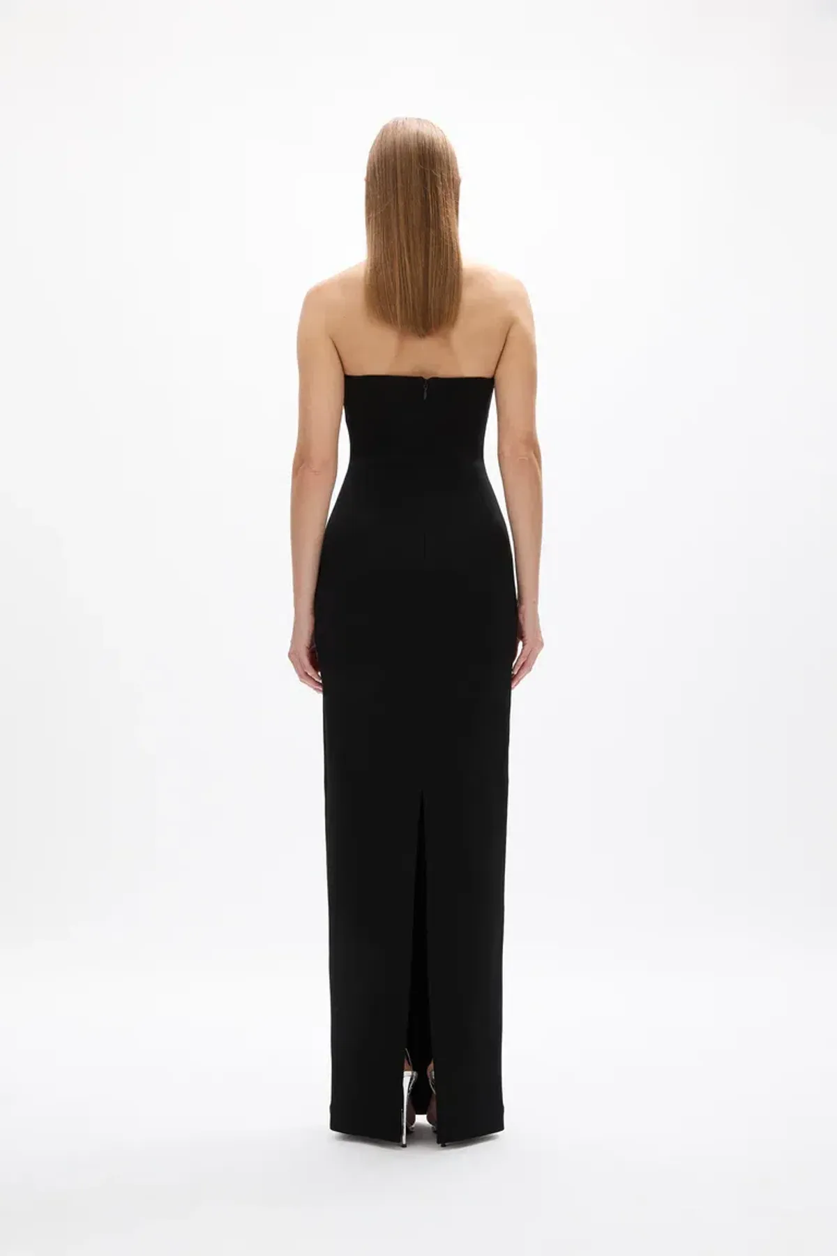 Rachel Gilbert Tessa Gown Black Size 6 - 8 - Image 3