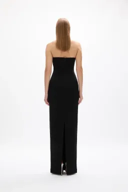 Rachel Gilbert Tessa Gown Black Size 6 - 8 for rent on The Volte - image 3