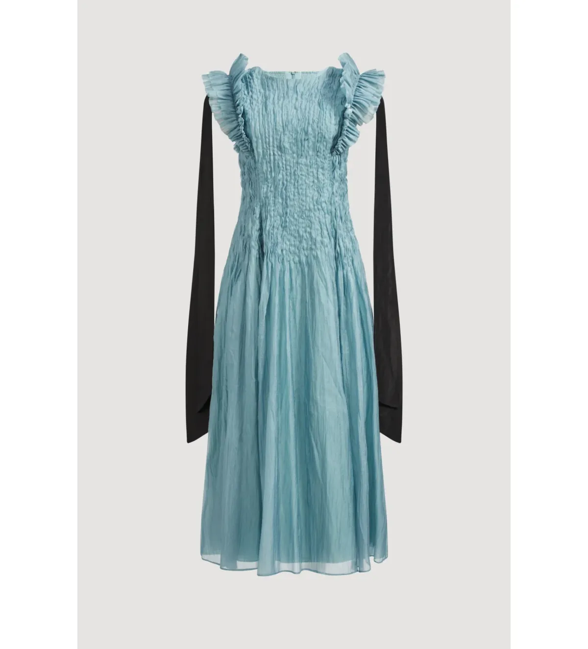 Aje Mathilde Maxi Dress Duck Egg Size 10 - Image 5