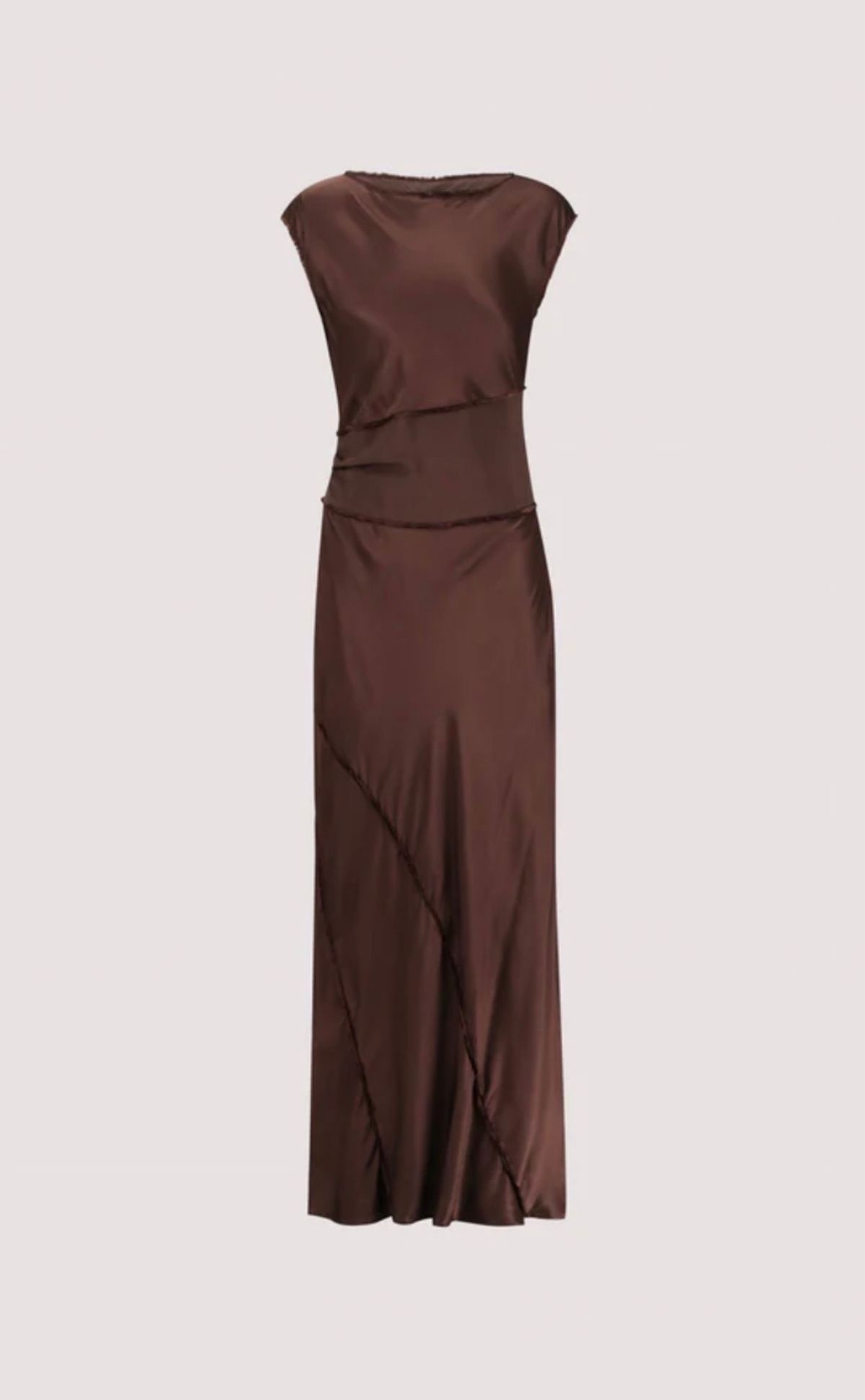 DISSH Chocolate Mesh Maxi Dress Size 10 - Image 2