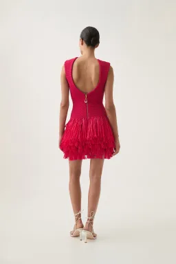 Aje Raffia Knit Mini for rent on The Volte - image 1