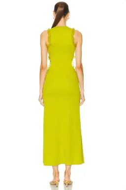Christopher Esber Limeade Carina Plunge Dress - Size 10 AU for rent on The Volte - image 3