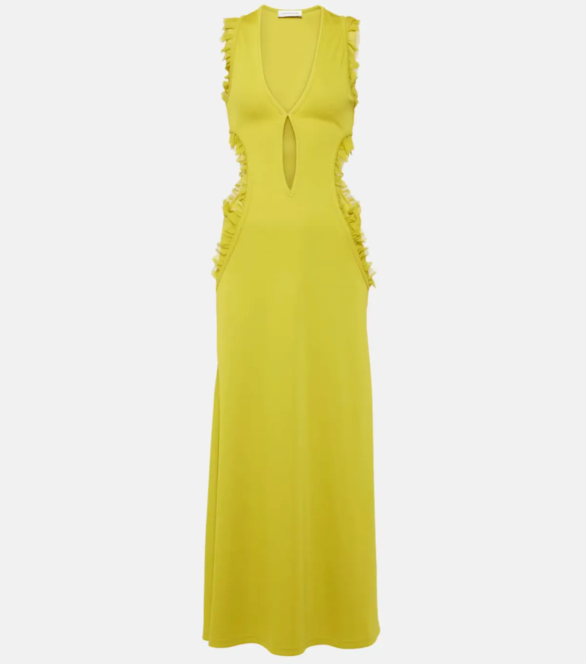 Christopher Esber Limeade Carina Plunge Dress - Size 10 AU - Image 4