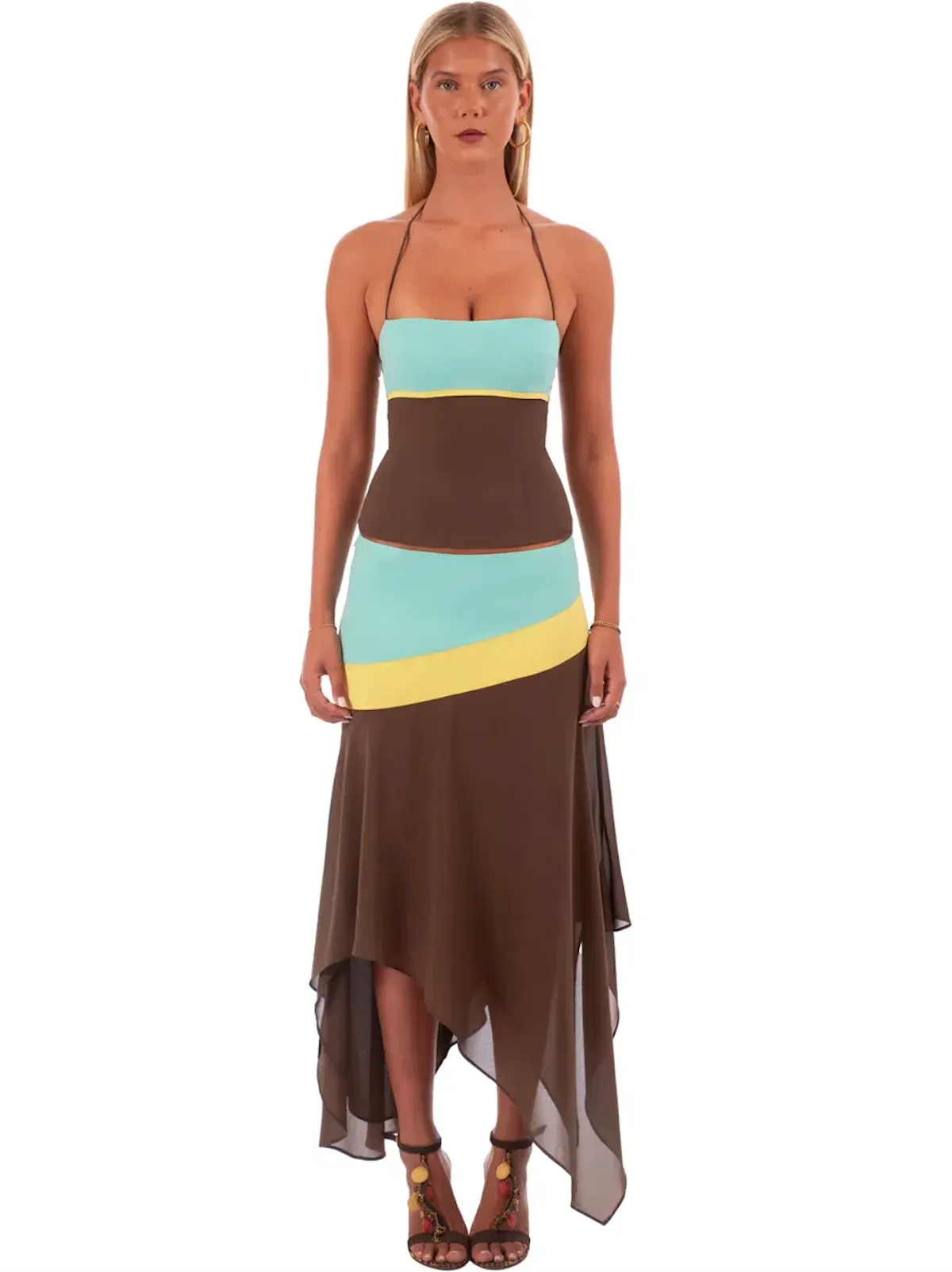 I AM DELILAH IRIS CORSET & MIDI SKIRT. SIZE S / AU 8 - Image 1