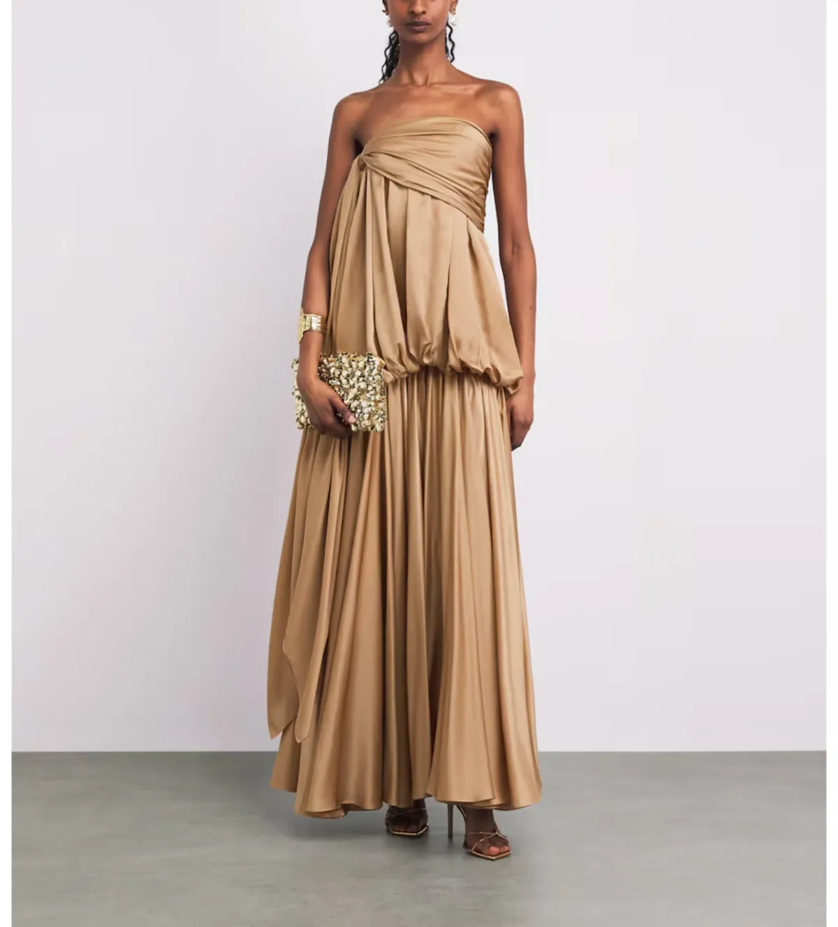 Zimmermann Alchemy Billow Maxi Dress in Champagne Size 1/AU10 - Image 1
