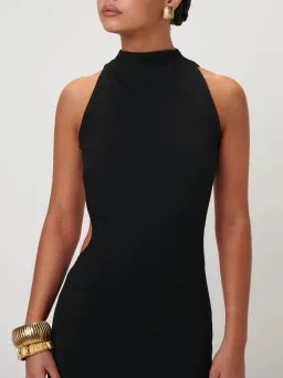 EFFIE KATS AMBRE GOWN BLACK SIZE 6 (XS) for rent on The Volte - image 1