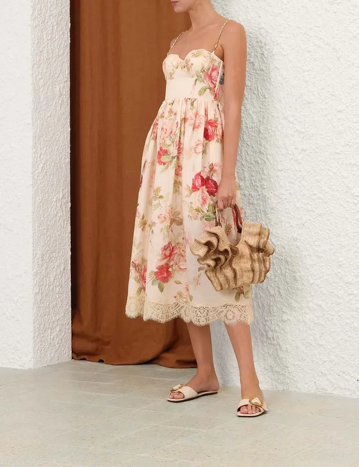 Zimmermann Roselight Picnic Midi Dress - size 1 - Image 5