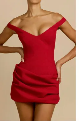 Avery Dress Red for rent on The Volte - image 3