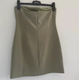 Karina Strapless Spilt Mini Sage Size 16 for rent on The Volte - image 3
