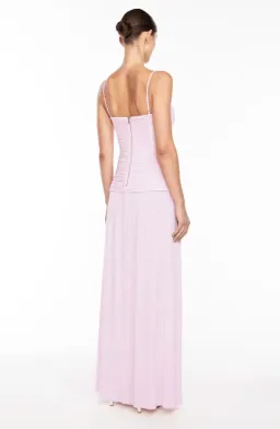 DOUBLE TIME PLEAT DRESS | HYDRANGEA - SIZE 8 for rent on The Volte - image 3