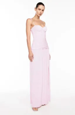 DOUBLE TIME PLEAT DRESS | HYDRANGEA - SIZE 8 for rent on The Volte - image 2