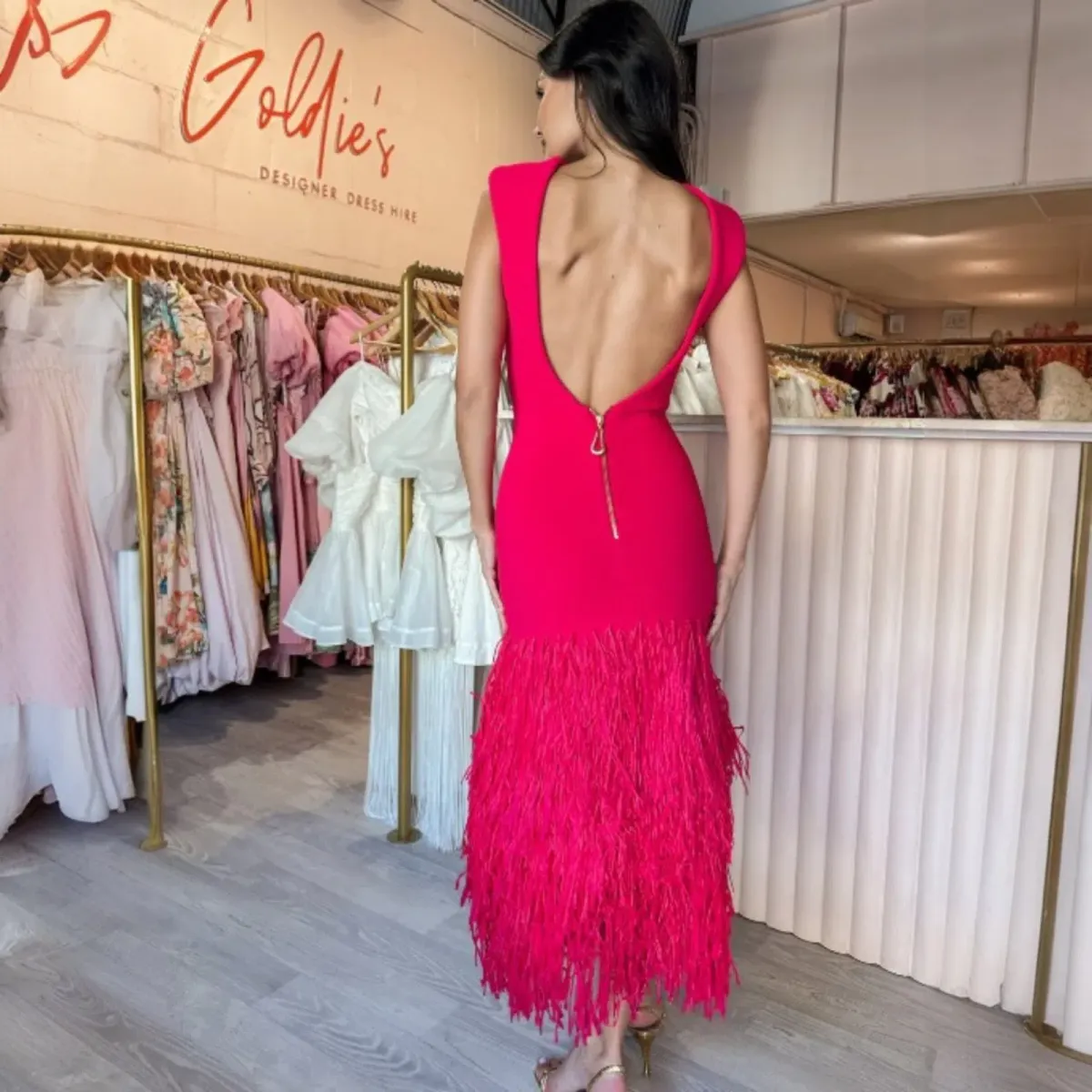  Aje Raffia Rushes Dress Size S / AU 8  - Image 3