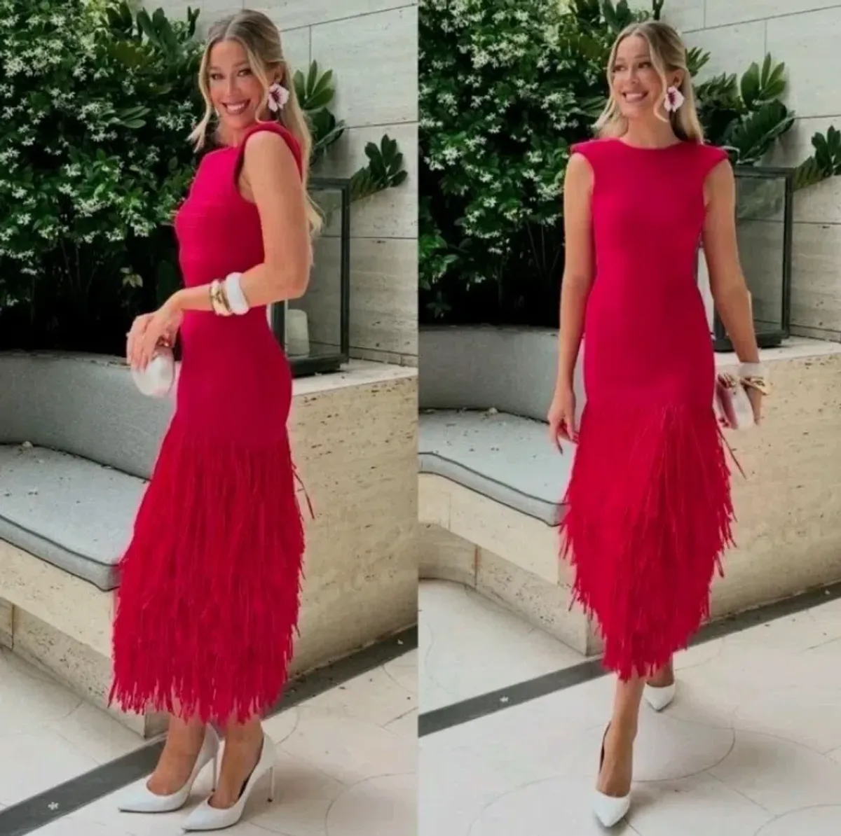  Aje Raffia Rushes Dress Size S / AU 8  - Image 1