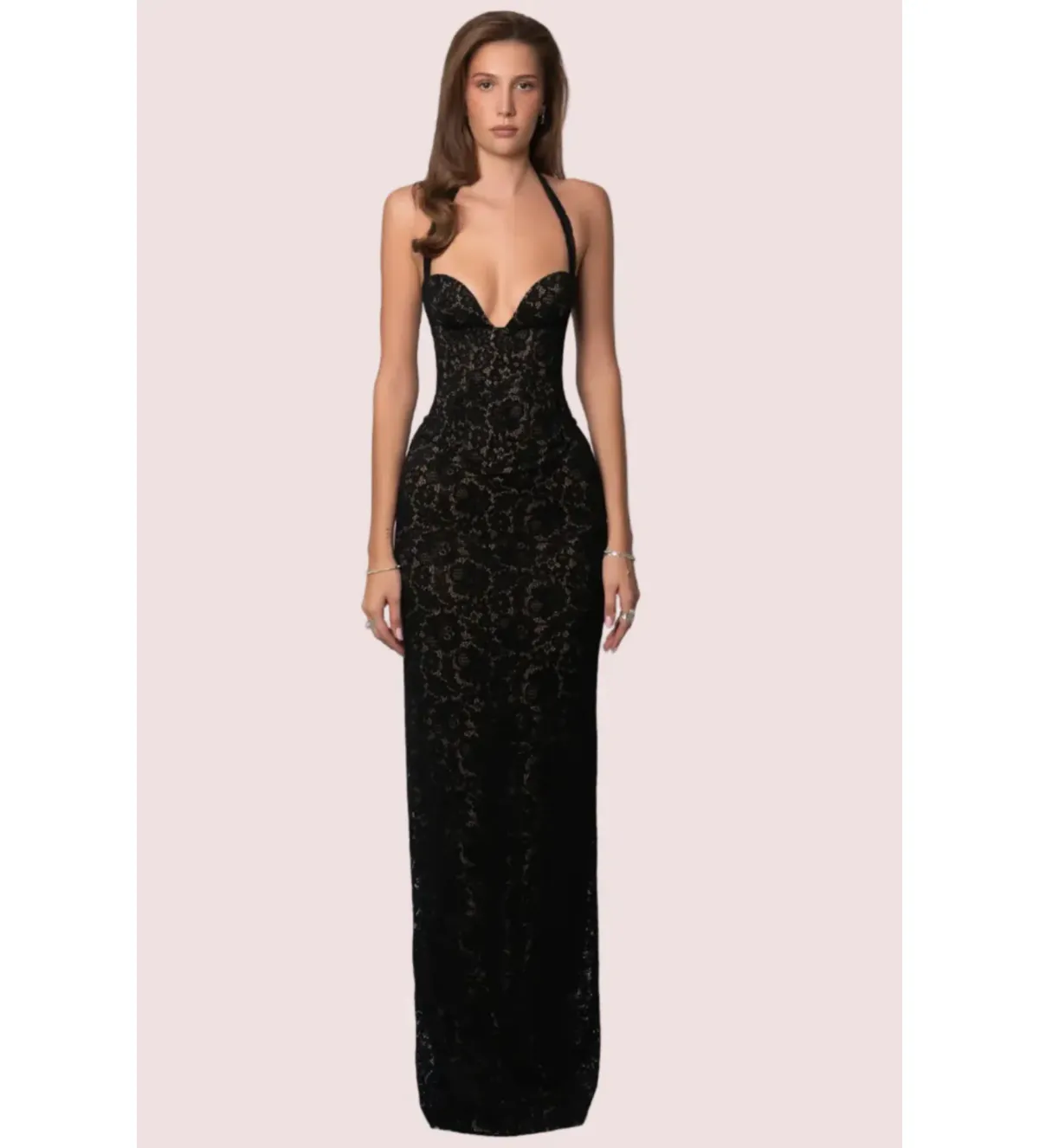 Fenity Monique Gown Black Size 8 - Image 1