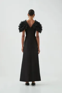 🖤 BRAND NEW AJE Muse Maxi Dress – Black – Size 12 AU Gown 🖤 for rent on The Volte - image 2