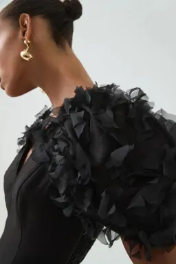 🖤 BRAND NEW AJE Muse Maxi Dress – Black – Size 12 AU Gown 🖤 for rent on The Volte - image 3