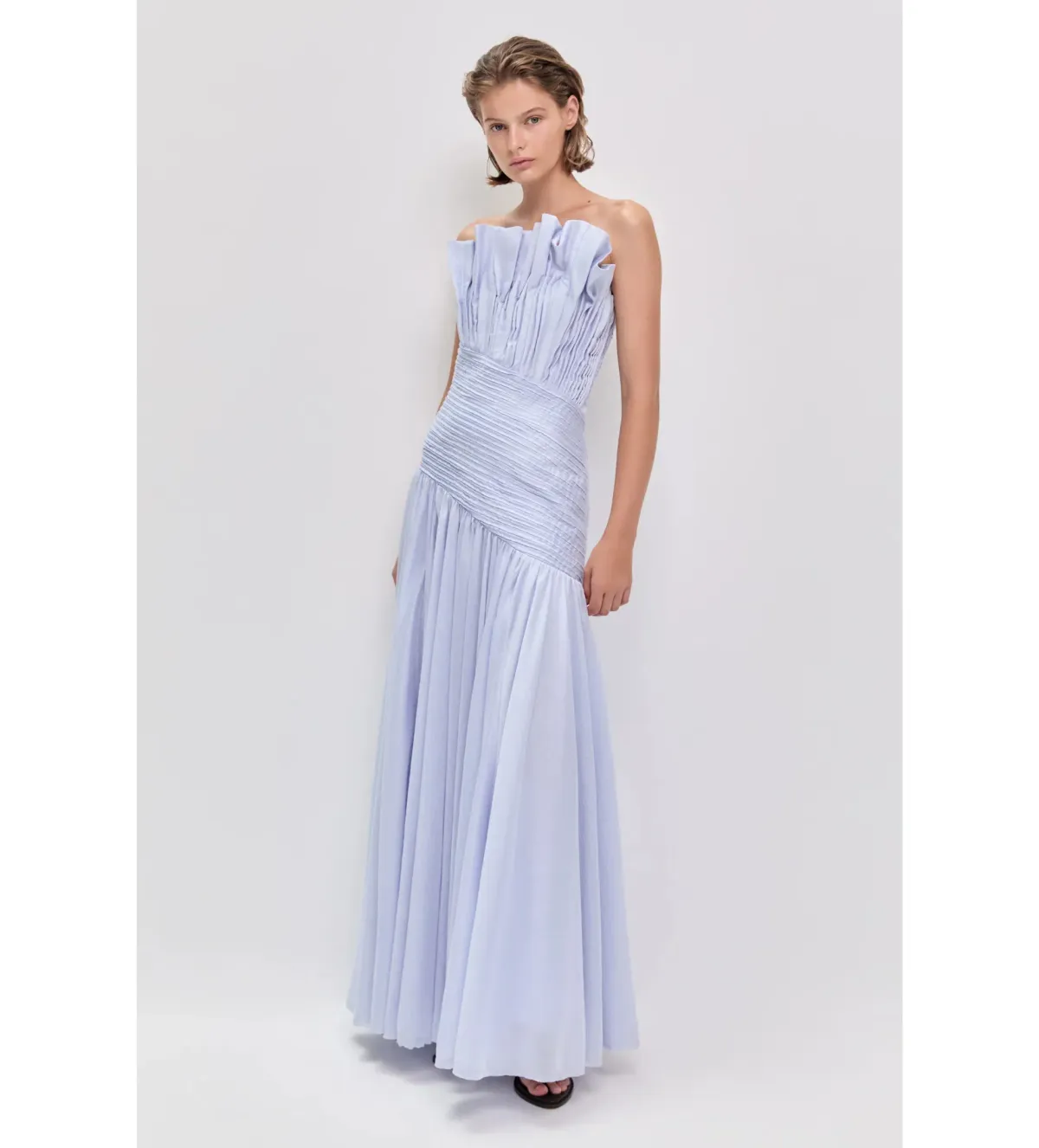 Aje Aquiline Gown in French Blue Size AU10 - Image 2