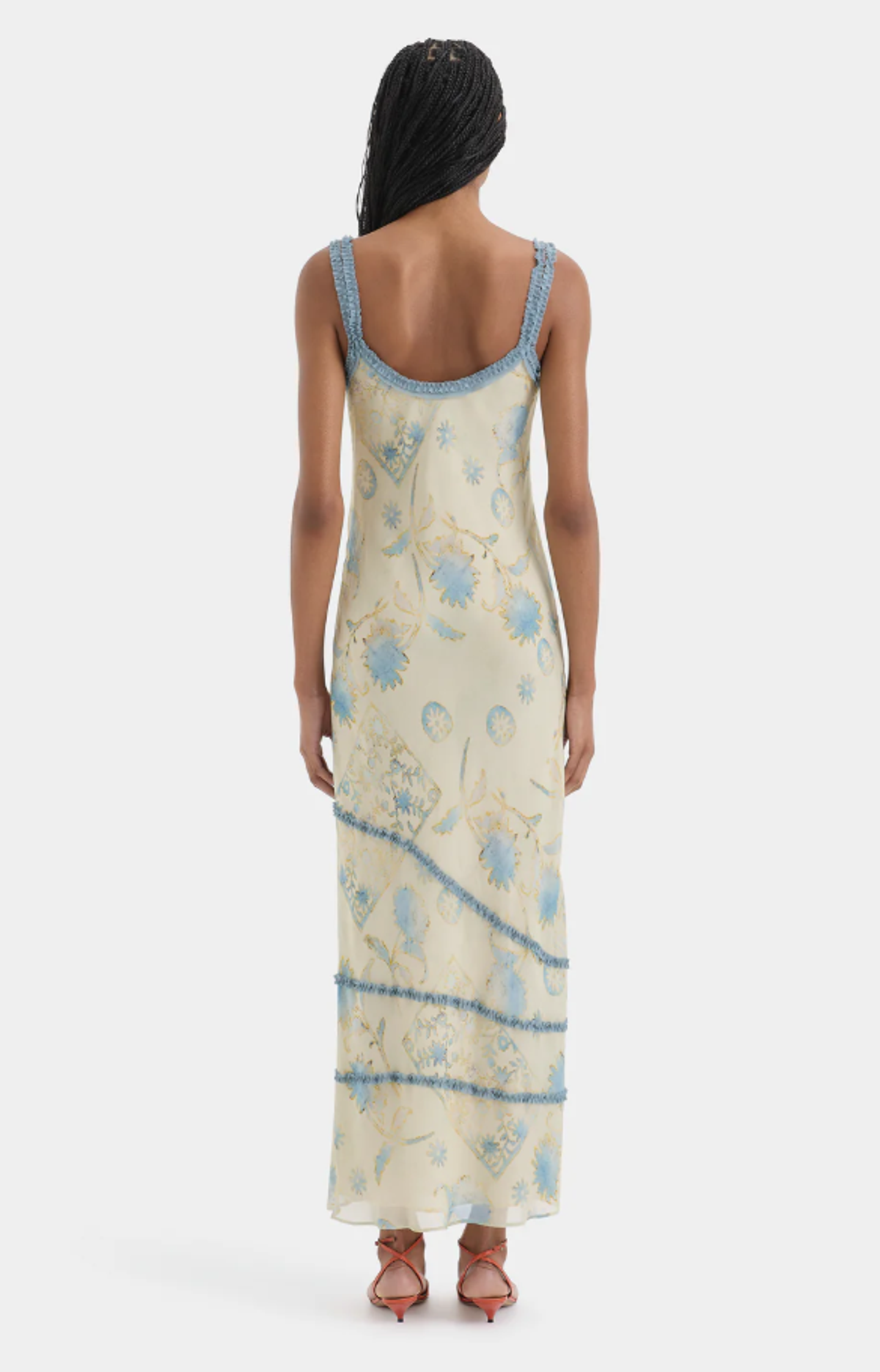 Sir the Label Cecile Ruffle Slip Dress Size 2 - Image 2