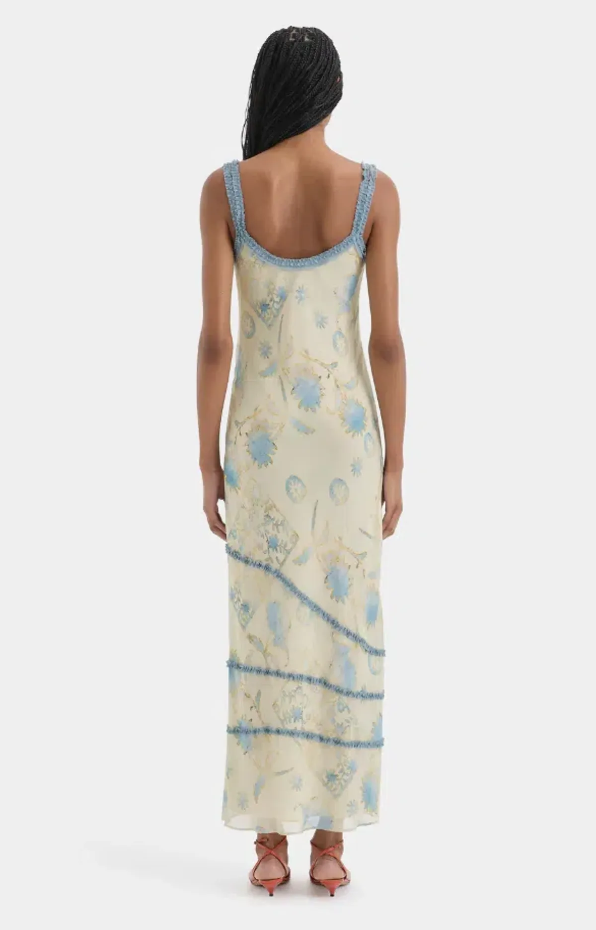 Sir the Label Cecile Ruffle Slip Dress Size 3 - Image 2
