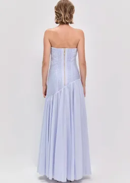 Aje Aquiline Gown Size 12 French Blue for rent on The Volte - image 3