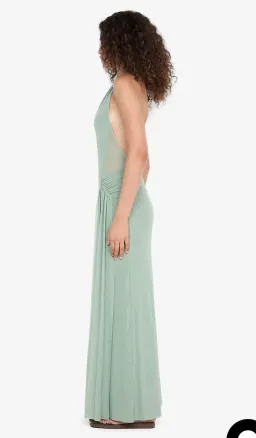 Bec & Bridge, Juniper Halter Maxi Dress, Pistachio, Size X-Small  for rent on The Volte - image 4