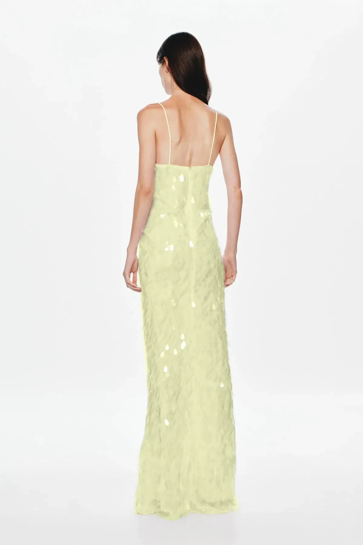 Misha Sapphire yellow gown size S - Image 5