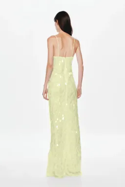 Misha Sapphire yellow gown size S for rent on The Volte - image 5