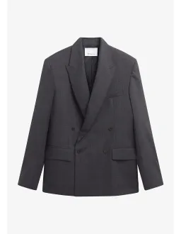 The Frankie Shop Newark Plaid Double Breasted Blazer XXS for rent on The Volte - image 5
