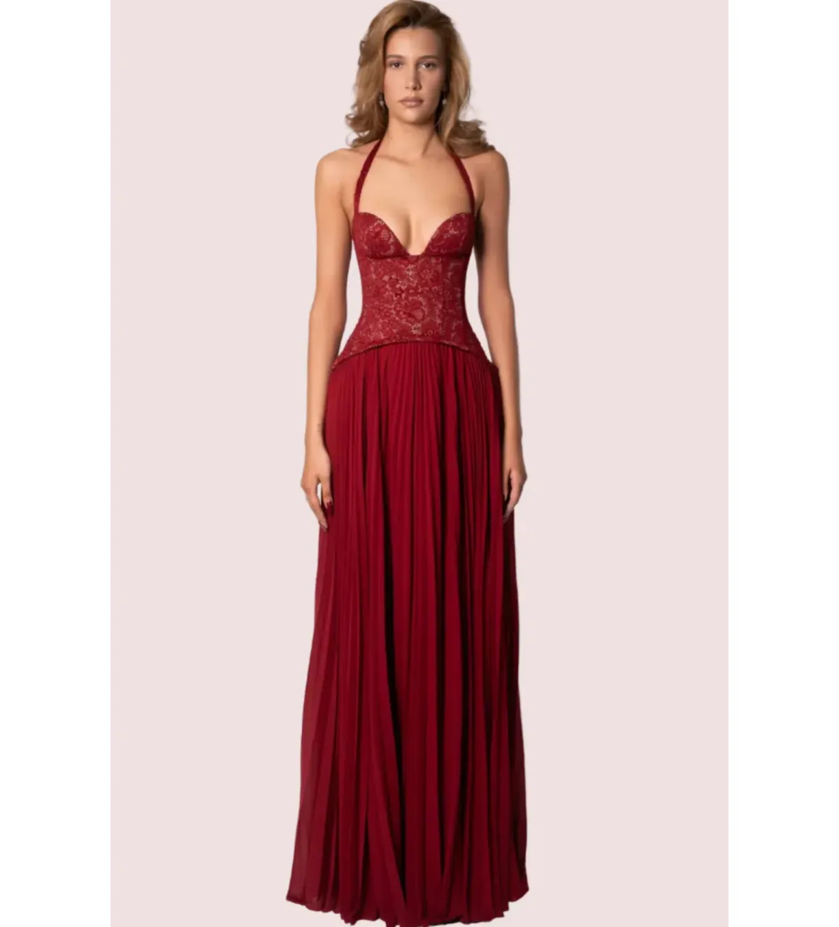 Fenity Gaia Maxi Dress Red Size 8 - Image 1