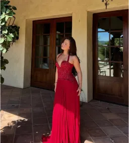 Fenity Gaia Maxi Dress Red Size 8 for rent on The Volte - image 5