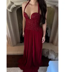 Fenity Gaia Maxi Dress Red Size 8 for rent on The Volte - image 8