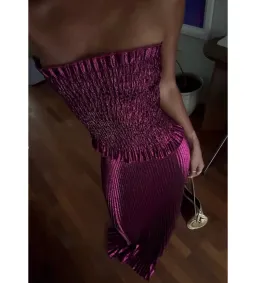 L'idee Maya Gown Sangria Glitter Size 6 for rent on The Volte - image 9