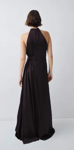 Bianca Spender Isabella Gown Chocolate Size 0 for rent on The Volte - image 2
