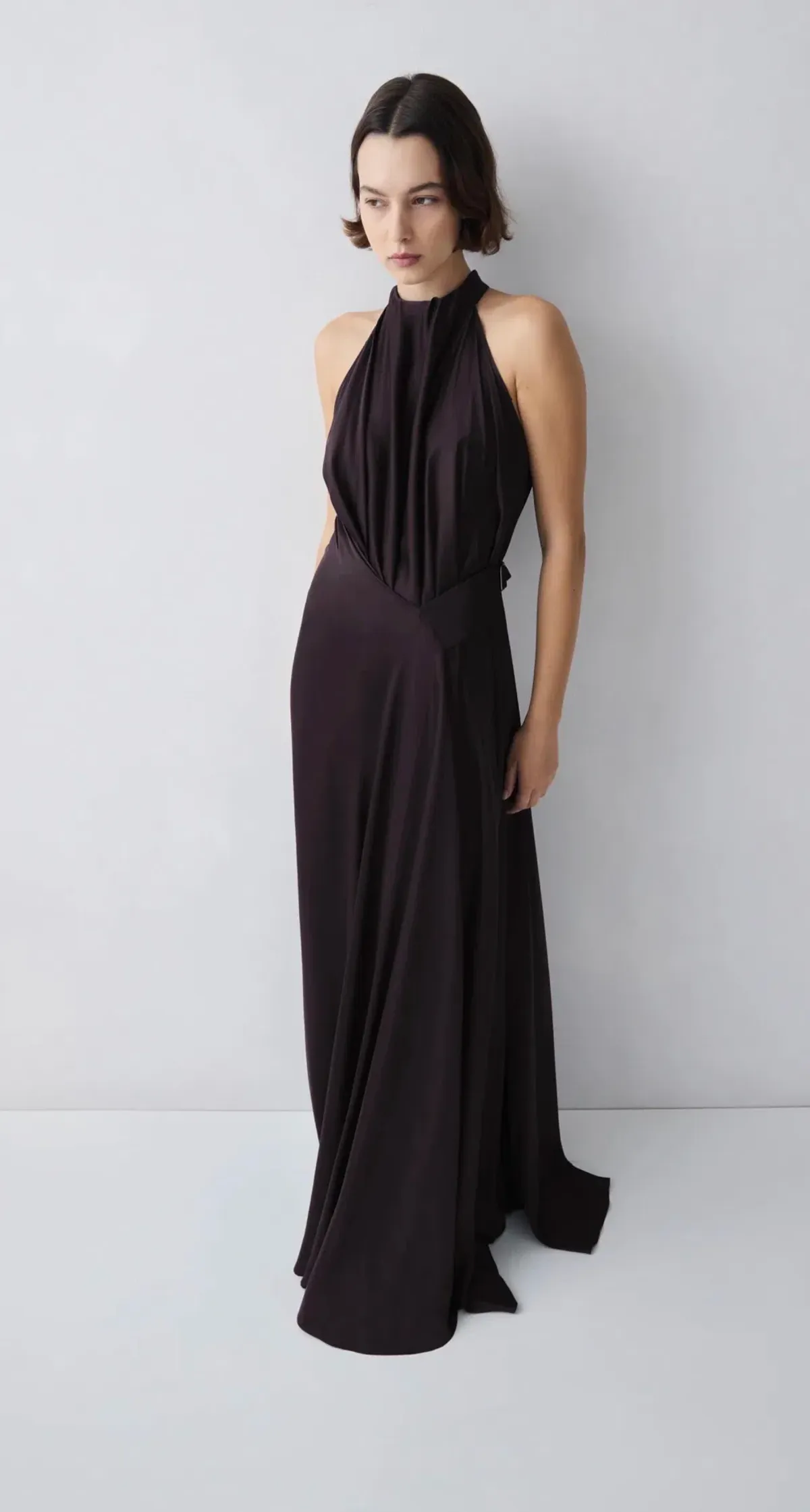 Bianca Spender Isabella Gown Chocolate Size 0 - Image 1