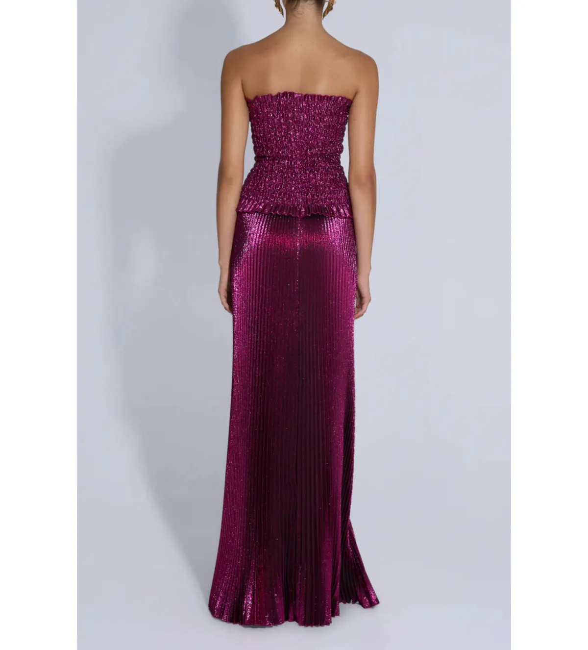 L'idee Maya Gown Sangria Glitter Size 10 - Image 4