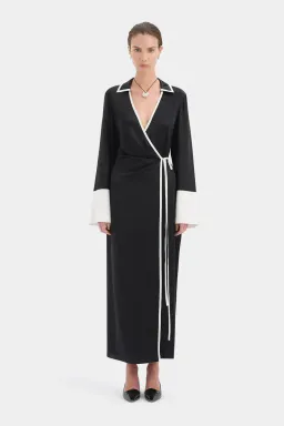 Sir The Label Yasmine Wrap Shirt Dress Size 3 for rent on The Volte - image 2