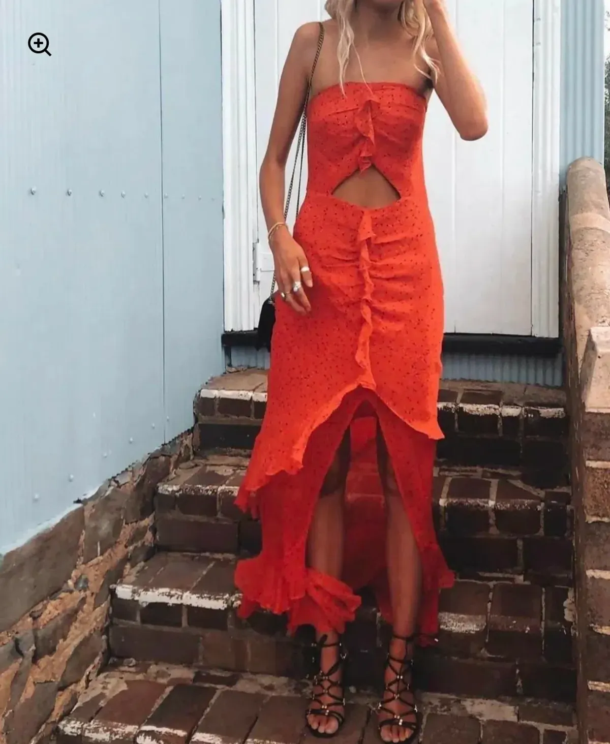 BEC & BRIDGE FRENCH KISS RED MAXI DRESS SIZE 8 - Image 2