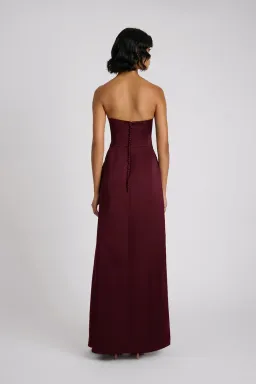 ELIYA THE LABEL Deanna Gown | Wine Size L for rent on The Volte - image 2