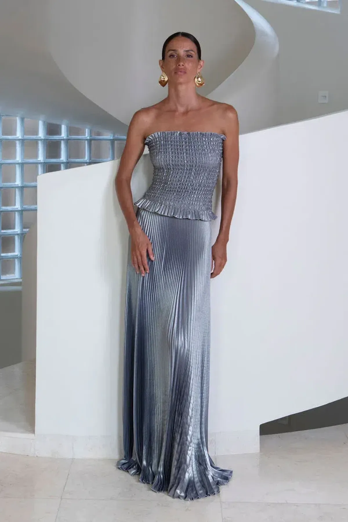 Lidee Maya Gown size 8 Liquid Shimmer  - Image 3