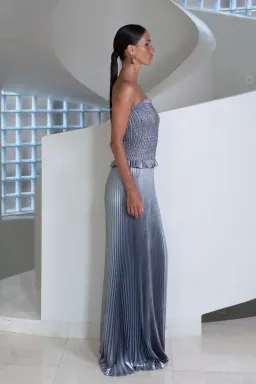 Lidee Maya Gown size 8 Liquid Shimmer  for rent on The Volte - image 4